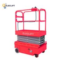 China Steel Residential Mini Scissor Lift 0.2M/S Lifting Speed 3.8M-6.7M Working Height on sale