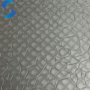China 3D Embossed Synthetic PVC Leather for Decoration & Table Mats wholesale