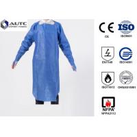 China PE Disposable Medical Workwear Protective Clothing Liquid Proof Lightweight on sale
