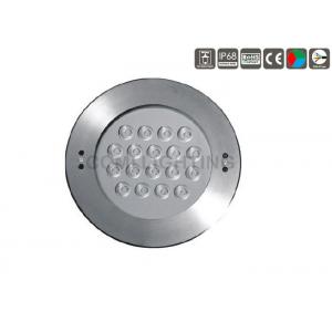 B4FB1857 B4FB1818 Dia. 250mm 18 * 2W or 3W LED Underwater Pool Lights , Wall Recessed Swimming Pool Light For Fountains