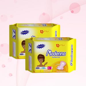 Cotton Menstrual Pads Disposable Sanitary Napkins With Wings