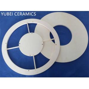 China 500mm Machining Alumina Ceramic Rings White 89HRA For Tubes supplier