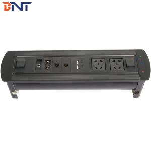 Flip Up Conference Table Outlet With VGA / 3.5 Audio Configuration