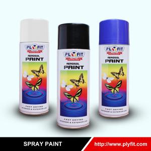 EN71 TUV Black Acrylic Aerosol Paint Car Graffiti Artist Spray Paint