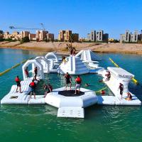 China Lake Inflatable Water Park Games / Inflatable Aqua Park Equipment on sale