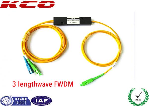 1310 1550 1490nm EPON Splitter FWDM Filter Wavelength Division Multiplexer