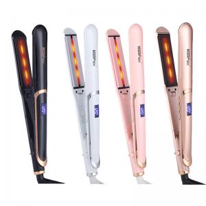 Ceramic Tourmaline Infrared Hair Straightener Multipurpose LCD Display