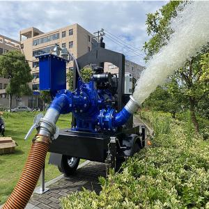 High Quality Water Pressure Pump Solid Handing 76mm Self Priming Mud Pump Mobile Water Pump