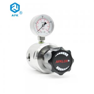 CO2 Gas Pressure Regulator Single Gauge Single Stage 316 Stainless Steel Pressure Regulator