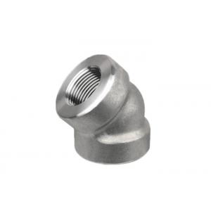 China 45 Degree Threaded Elbow NPT 6000LB BS 3799 Stainless Steel 304 Pipe Fittings supplier