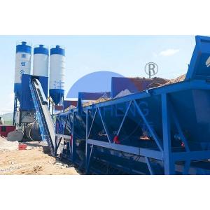 Fixed Type Floating HZS90 Concrete Batching Plant, 4100mm Aggregate Batching Plant