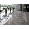 China Silver Grey Marble Stone Tile Slab For Kitchen / Bathroom CE Approval wholesale