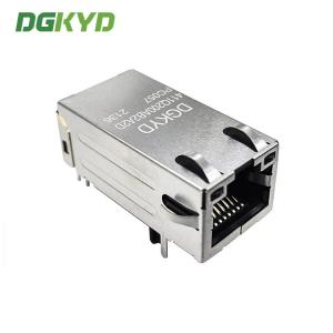 DGKYD411Q200AB2A2DPC057 50U 5G RJ45 Shielded Connector Single Port RJ45 Network Connector