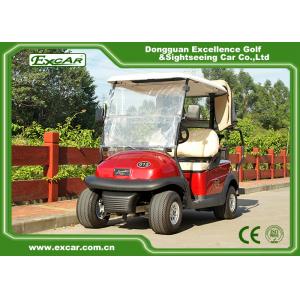 EXCAR 3.7KM 48 Volt Electric Golf Car 2 Seater With Rain Cover Custom