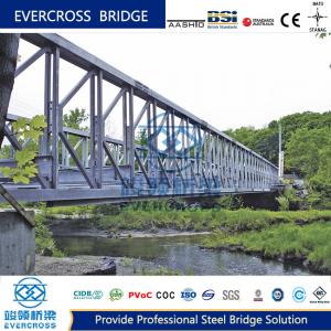 Fast Installed Modular Steel Bridge Double Lane Prefabricated Truss Bridge