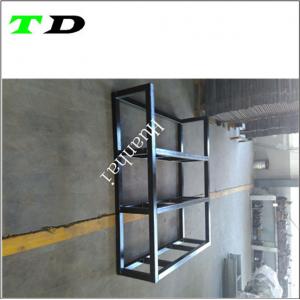 China OEM 50x50mm square tube carbon steel with black powder coating metal welding supplier