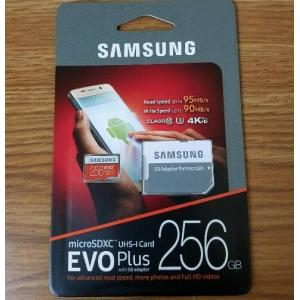 SAMSUNG 256GB Class10 UHS-1 Micro SD Micro SDXC MicroSDXC Card 80MB/s EVO PLUS