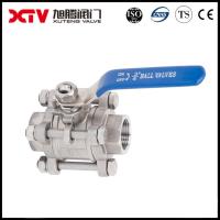 China Made Xtv 3PC 3/4 Inch Stainless Steel Thread Ball Valve with Butt Welding End to End on sale