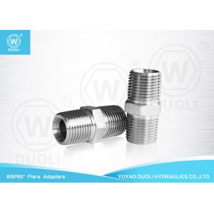 China British Standard Male Thread BSPT Pipe Fittings , Metric Hydraulic Hose Fittings supplier