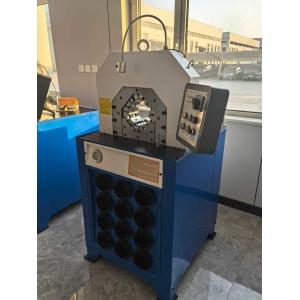 China 2 Inch Button Control Systerm 300 Pieces / Hour With Fast Change Moulds Tools Hydraulic Hose Pressing Machine Hydraulic Fitting Press Big Elbow wholesale