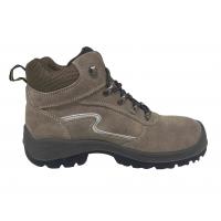 China Coated Suede Leather Safety Shoes , Mens Waterproof Work Boots Safety Rating S1P on sale