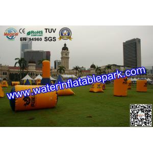 PVC Inflatable Paintball Bunker BUN51 With Durable Plastic Ground Stakes