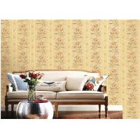 China American Country Style Deep Embossed Wallpaper Durable 1.06*15.6m Roll Size on sale