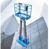 China Hydraulic Electric Scissor Lift Self Propelled , Dual Mast 10m Aerial Boom Lift wholesale