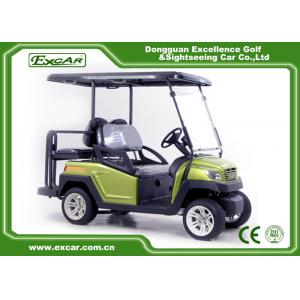 China Green EXCAR Electric Golf Car 3 Or 4 Seater 48V ADC Motor CE Approved supplier