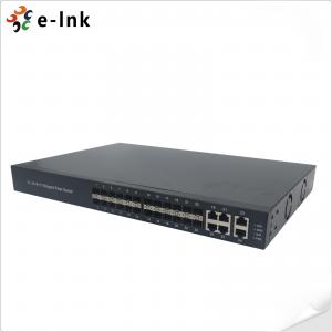 24 Port Gigabit Sfp Fiber Managed Switch With 2 Port 10g Sfp+ 6 Port Combo Ethernet