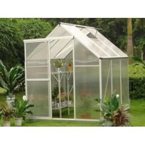 China Small 10mm UV Twin-wall Polycarbonate Hobby Greenhouse 6' X 6' wholesale