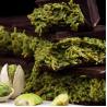 China Dubai Pistachio Paste Compound Chocolate Custom Exotic Handmade Snacks Halal wholesale
