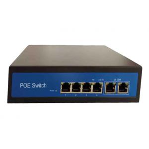 4+2 POE Switch 2 Uplink Ports Gigabit Ethernet Network Switch 4 POE Ports