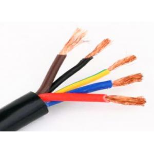 Stranded Bare Copper Rubber Insulated Cable , Rubber Sheathed Flexible Cable