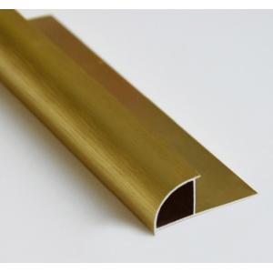 China Anodized Industrial Aluminium Profiles / Rould Closed Type Tile Trim Profile supplier