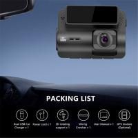 China Front 4K Rear 2K UHD Invisible Dash Cam HD 1080p Car DVR 24H Parking Monitoring on sale