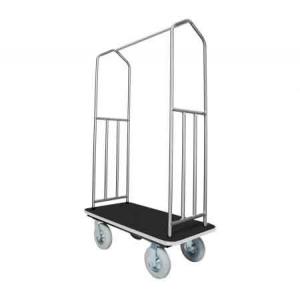 China Metal Luggage Trolley / Hotel Luggage Cart / Bellman Cart / Heavy-Duty Luggage Cart / Hotel Facility / Implement of cart supplier
