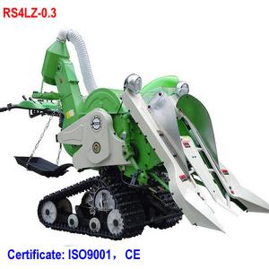 China Mini walking rice combine harvester paddy harvester for rice and wheat supplier