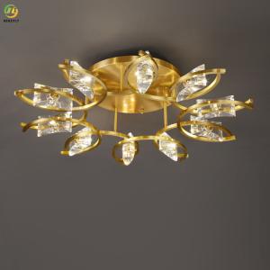 China Hotel Home Crystal LED Ceiling Light Customized Luxury supplier