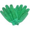 China Gants fonctionnants de mains de coton de couleur verte avec le poignet de Knit pour l'usage d'hiver wholesale