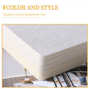 PVC Bamboo Charcoal Wall Board Fabric Wall Panel 1220*2440*5mm