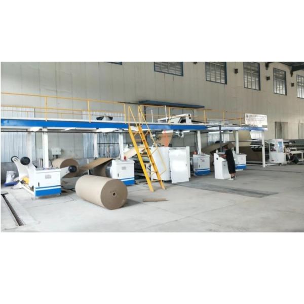 Advanced 3 Ply Corrugated Cardboard Production Line with Cutting Length 300mm-9999mm