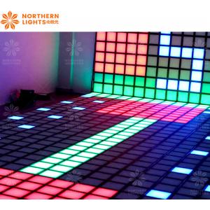 Wall And Ground LED Dance Floor Tile Jumping Grid Interactive Game
