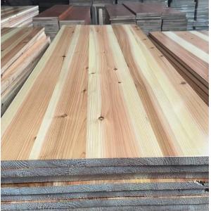 China 12-30mm AB Grade Custom Painted Solid Wood Joint Panel For Fir Cedar Board supplier