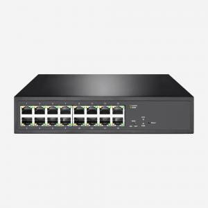 China Dumb And Web Smart Two Mode Gigabit Easy Smart Switch With 16 10/100/1000M RJ45 Ports supplier