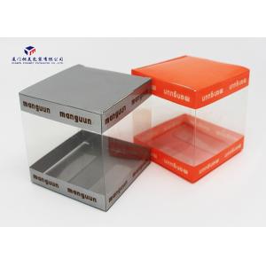 Super Clear Small Plastic Packaging Boxes, Plastic Retail Boxes Square Shape