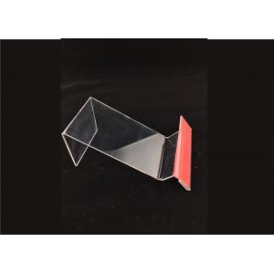 Clear Acrylic Table Top Sign Holders , Card Display Holder