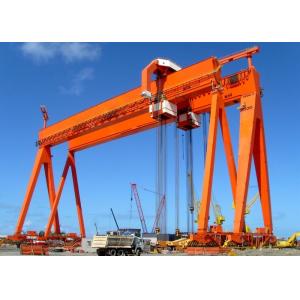 ODM Workshop Electric Double Girder Gantry Crane For Material Loading