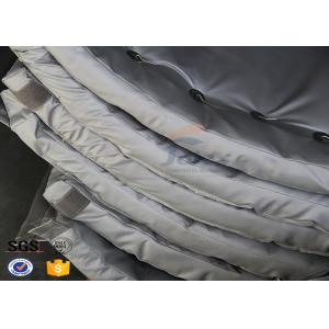 China Las chaquetas ligeras del aislamiento térmico de la fibra de vidrio, aislamiento desprendible cubren ignífugo supplier