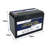 China Low Self Discharge 3000 Cycles Solar Lithium Battery With ABS Case 12.8V120Ah wholesale